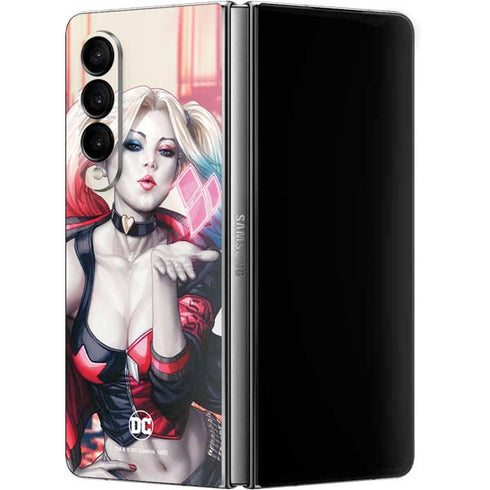 DC Comics Harley Quinn Rebirth Cover #1 Legacy Color Variant Art by Art Germ Galaxy Z Fold4 5G Skin